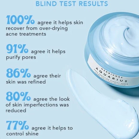 Herbivore Botanicals Pore Purifying Aquarius Clarity Cream NIB - Picture 3 of 3